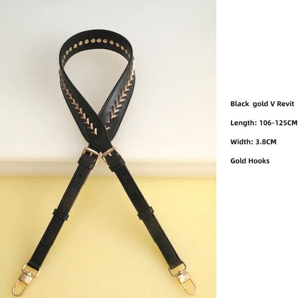BLACK long shoulder Strap - Picture 1 of 8